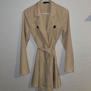 Pretty Little Thing Trenchcoat style dress
